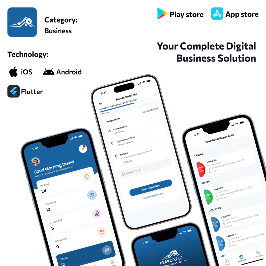 Peak Direct + product interface